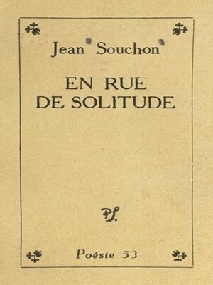 cover image of En Rue de Solitude